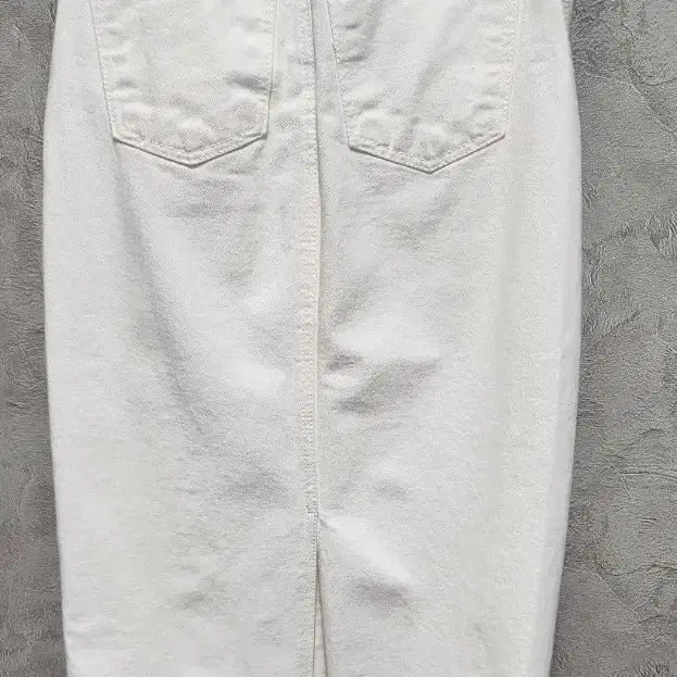 [BUNJANG] DVE White Denim Long Skirt / DVE 화이트 데님 스커트