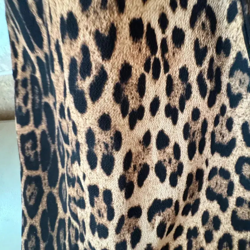 [BUNJANG] S. Concept Leopard Trench Jacket / 에스컨셉 레오파드 바바리 쟈켓