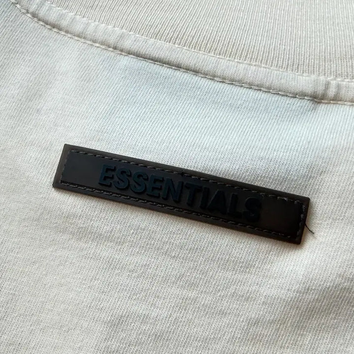 [SOLD OUT] 피어오브갓 에센셜 오프 화이트 저지 롱 슬리즈 티셔츠