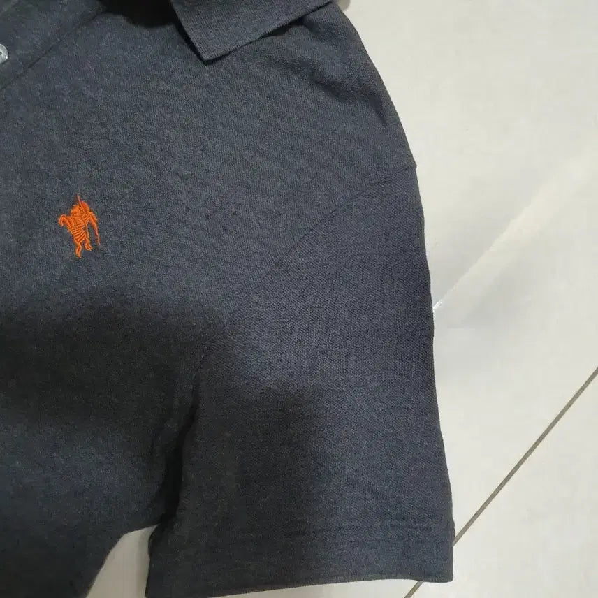 [BUNJANG] Burberry Polo Shirt Charcoal 4055127 / 버버리 카라티 차콜 4055127