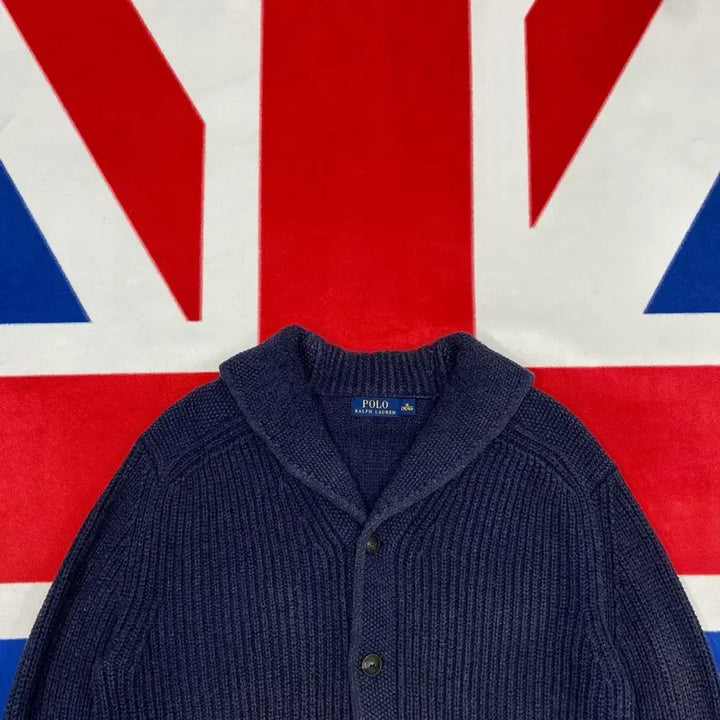 [BUNJANG] Polo Ralph Lauren Shawl Collar Cardigan M / 폴로 숄카라 가디건 M