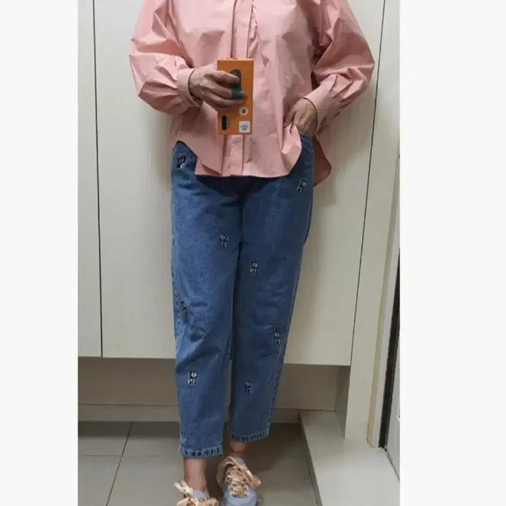 [BUNJANG] Oséquan Frill Shirt / 한섬 오즈세컨 프릴 셔츠
