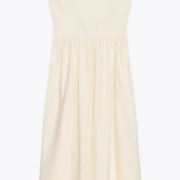 [BUNJANG] ZARA Linen Long Dress - Cream Color S Size / 자라 린넨 롱 원피스  휴가 휴양지 여신 원피스