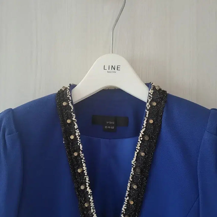 [BUNJANG] Viki Blue Metal Trim Jacket / [새제품]Viki 블루 메탈 장식 자켓 55