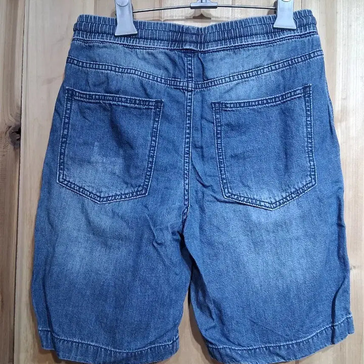 [BUNJANG] Polahem Denim Shorts (Size 28) / 폴햄 청반바지 밴딩 반바지(28)