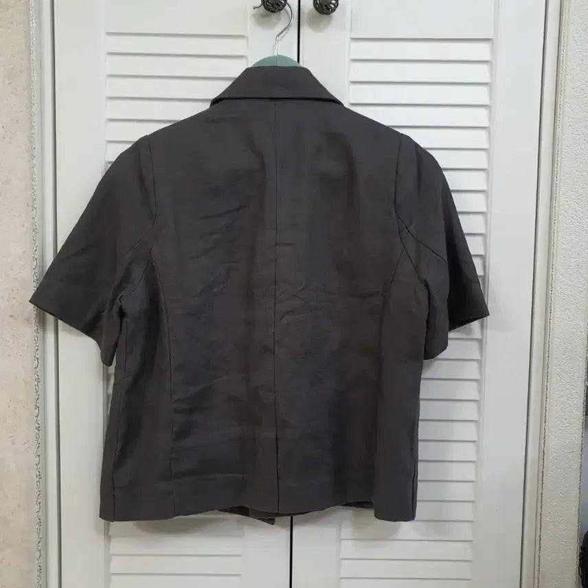 [BUNJANG] MICHAEL BASTIAN Cropped Linen Jacket Women / MICHAEL BASTIAN 크롭 린넨 자켓 여성