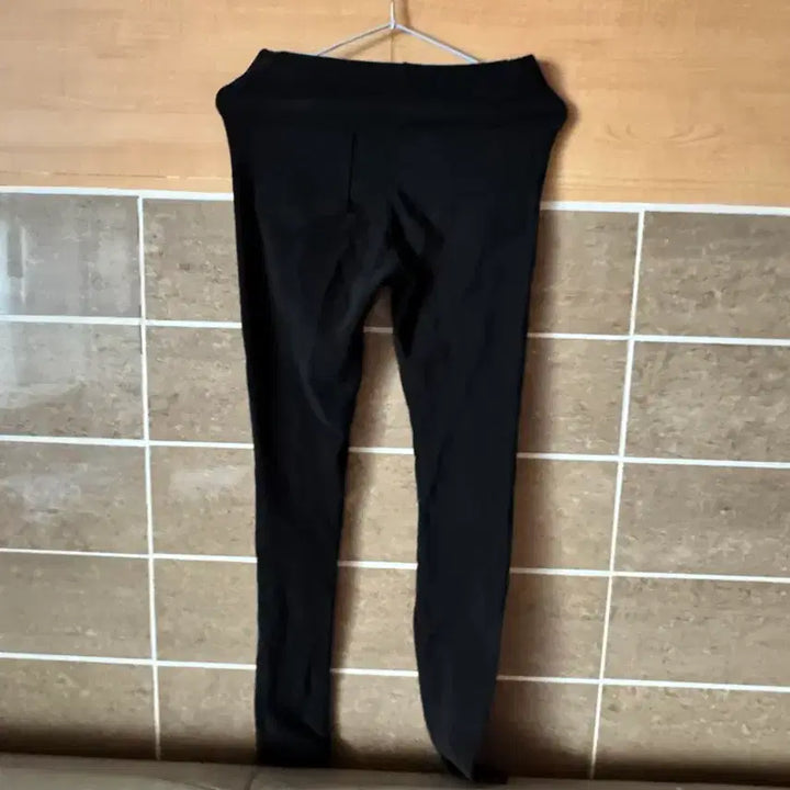 [BUNJANG] Black Zipper Detail Leggings Pants / 블랙 지퍼 포인트 레깅스 팬츠
