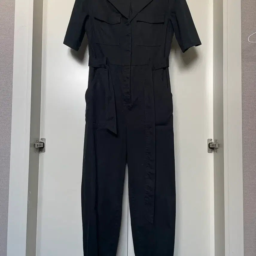 [BUNJANG] H&amp;M Divided Black Short Sleeve Jumpsuit / H&amp;M Divided 블랙 반팔 점프수트 EUR 34(44)