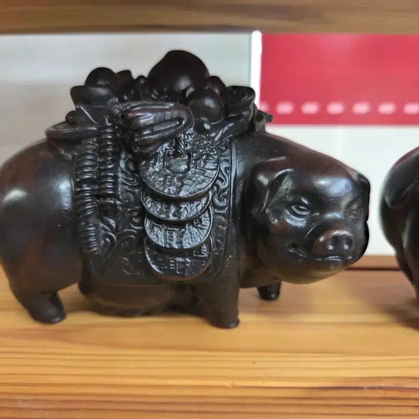 [BUNJANG] Pair of Fortune Pig Statues / 복돼지 한쌍