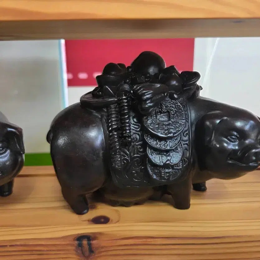 [BUNJANG] Pair of Fortune Pig Statues / 복돼지 한쌍