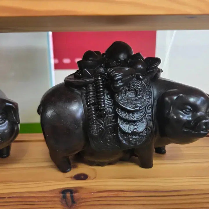 [BUNJANG] Pair of Fortune Pig Statues / 복돼지 한쌍