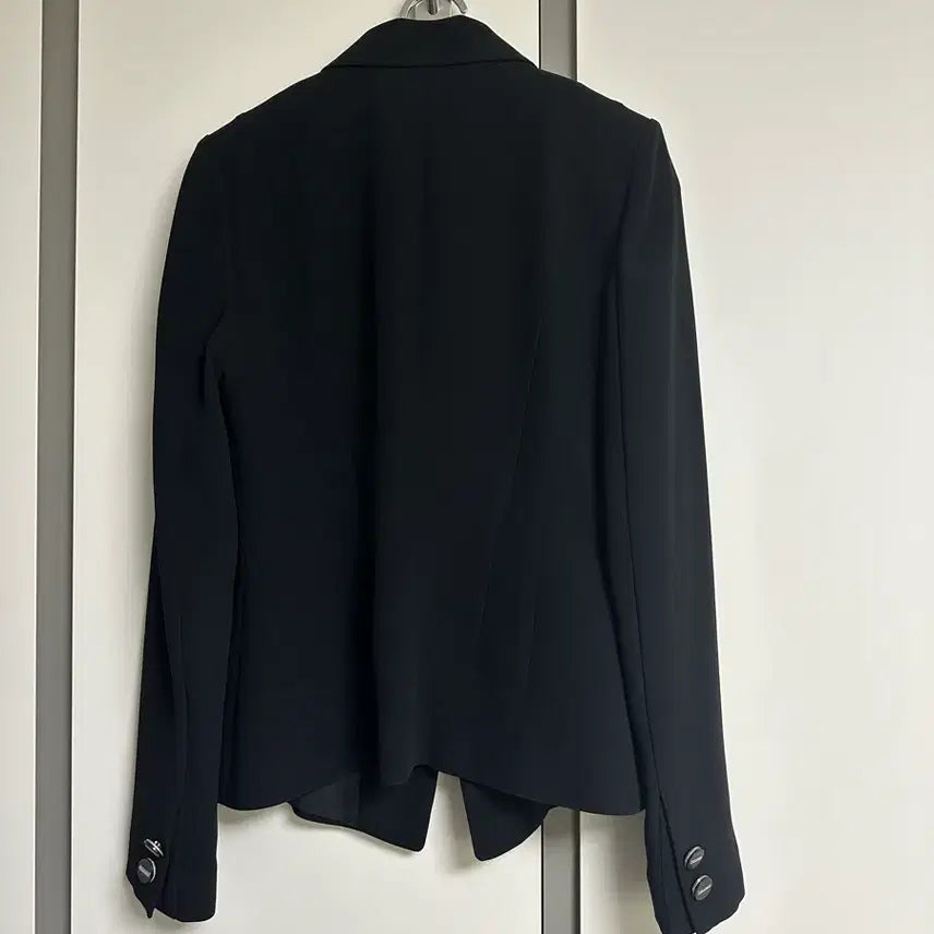 [BUNJANG] Anne Klein Classic Single-Button Slim Fit Black Blazer / 앤클라인(ANNE KLEIN) 클래식 원버튼 슬림핏 블랙 자켓 (55)