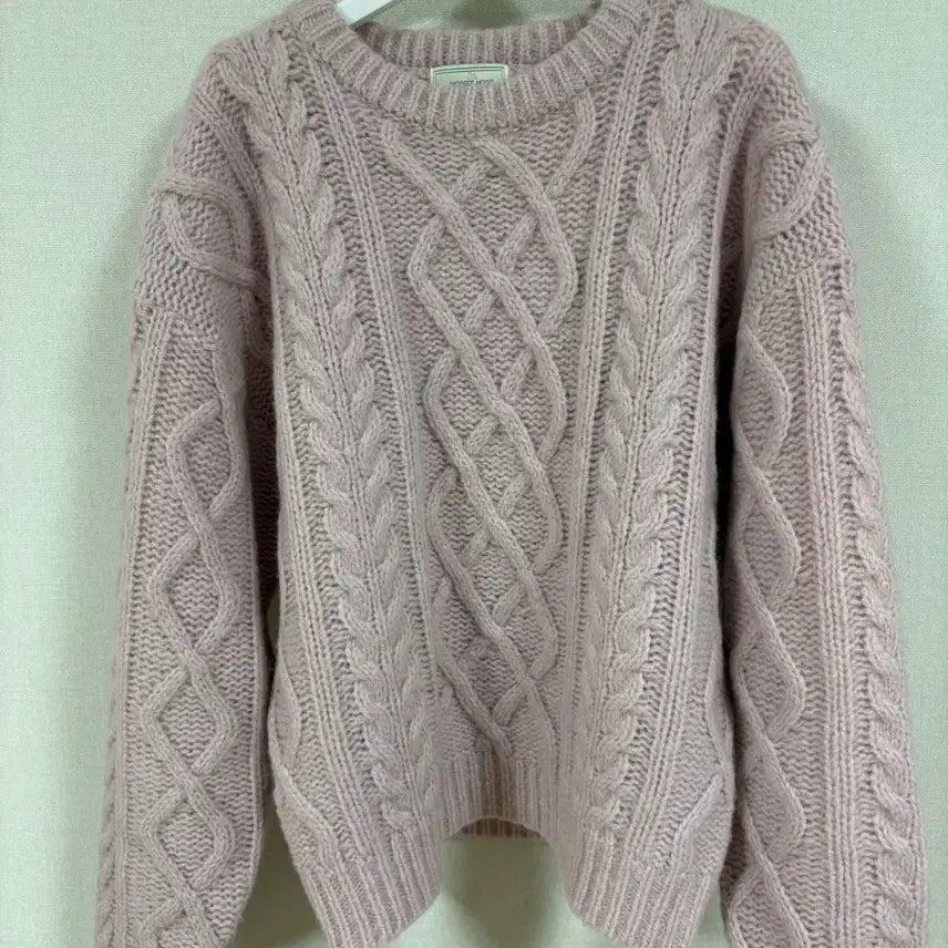 [BUNJANG] Modestmood Baby Pink Knit Sweater / 모데스트무드 니트 딸기우유