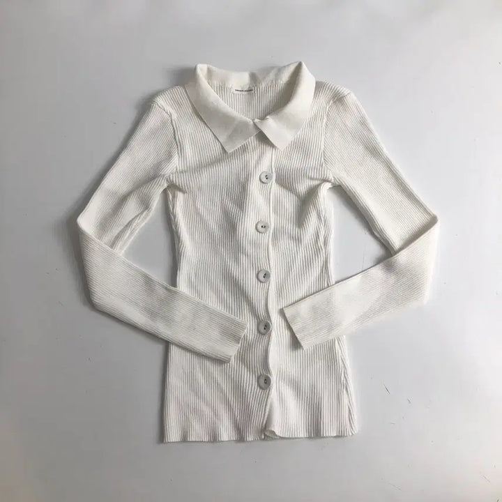 [SOLD OUT] 레인보우 부티크 화이트 골지 가디건