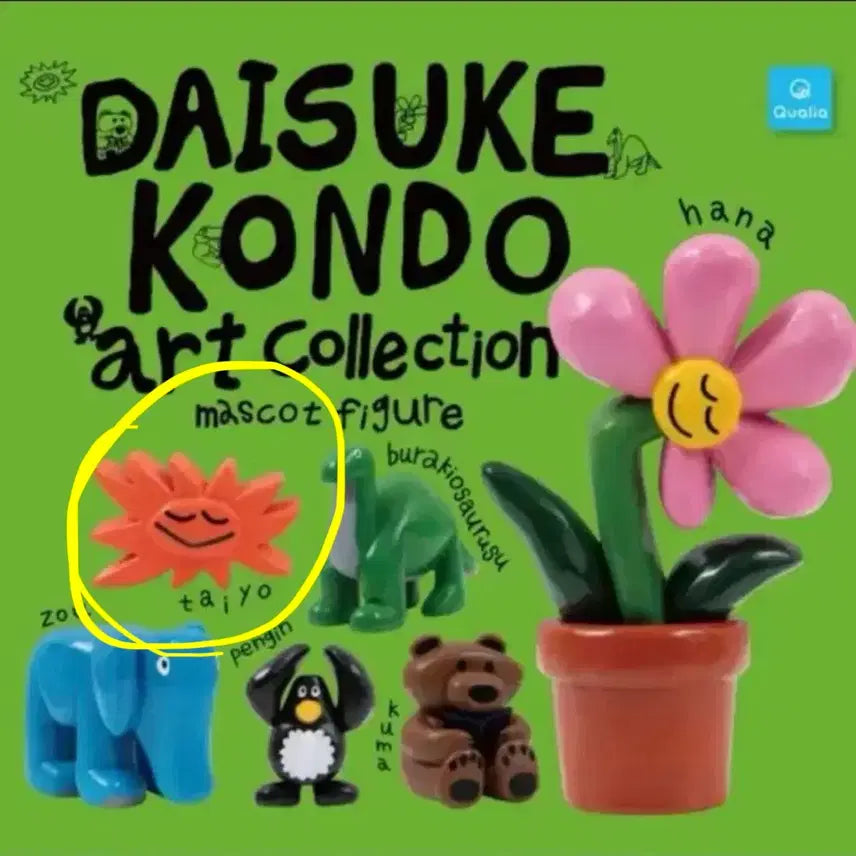 [SOLD OUT] 다이스케콘도 아트 컬렉션 가챠 태양 미개봉