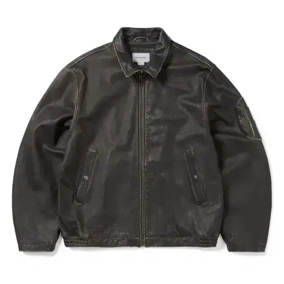 [BUNJANG] thisisneverthat Leather Jacket (S) / 디스이즈네버댓 레더 가죽 자켓(S)(새 상품)