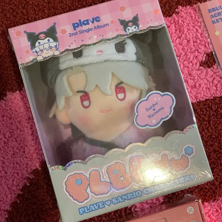 [BUNJANG] Plaive Eunho Merch Bundle Set (Badge, Keychain, Stick Keyring, Doll Album, Hairpin) / 플레이브 은호 뿌 뱃지, 참키링, 스틱키링, 인형앨범, 므모 헤어핀 외