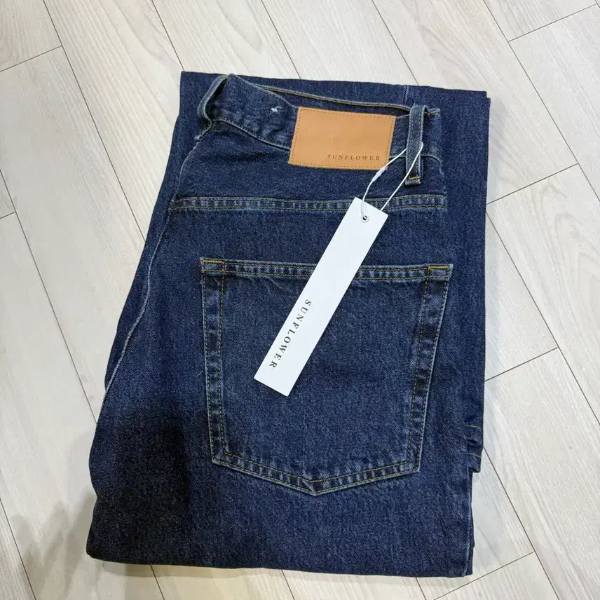 [BUNJANG] Sunflower Wide Twist Linen Blue Pants / (새상품) 선플라워 sunflower 와이드 트위스트 린스블루 팬츠