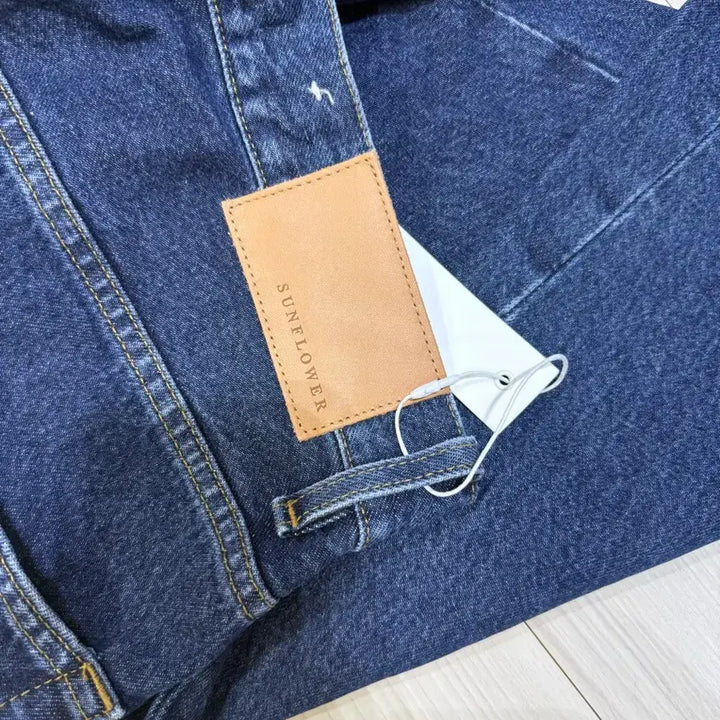 [BUNJANG] Sunflower Wide Twist Linen Blue Pants / (새상품) 선플라워 sunflower 와이드 트위스트 린스블루 팬츠