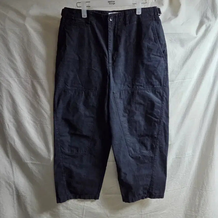 [BUNJANG] Shutter Brisbane Moss Canvas Cotton Work Pants Black L / 셔터 브리스번 모스 워커 팬츠 블랙 L