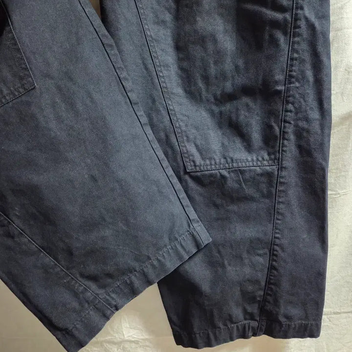 [BUNJANG] Shutter Brisbane Moss Canvas Cotton Work Pants Black L / 셔터 브리스번 모스 워커 팬츠 블랙 L