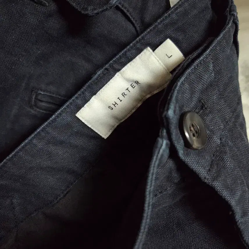 [BUNJANG] Shutter Brisbane Moss Canvas Cotton Work Pants Black L / 셔터 브리스번 모스 워커 팬츠 블랙 L