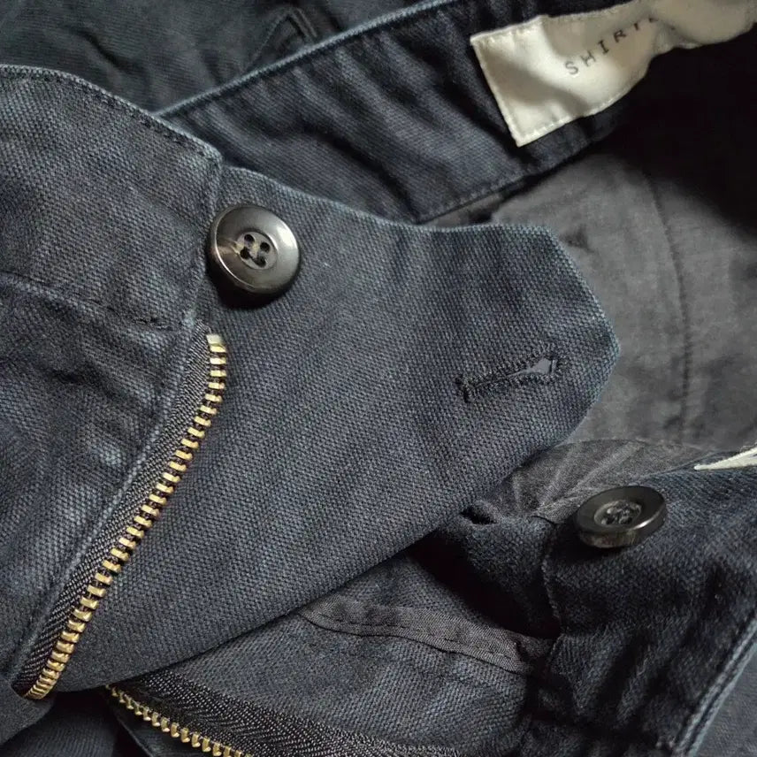 [BUNJANG] Shutter Brisbane Moss Canvas Cotton Work Pants Black L / 셔터 브리스번 모스 워커 팬츠 블랙 L