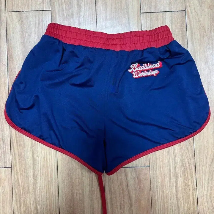 [BUNJANG] Badblood Navy Dolphin Shorts / 배드블러드 네이비 반바지 BBC 하트로고 돌핀 숏츠