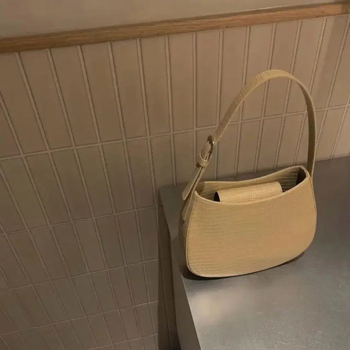 [BUNJANG] toae Leather Tote Bag / 토에 toae 소가죽 토트백 숄더백 가방 레몬버터
