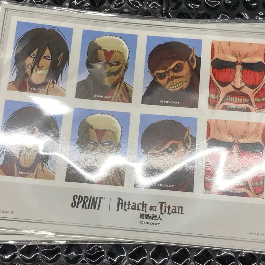 [BUNJANG] Attack on Titan Sprint Collaboration Prize Giant Photo / 진격의 거인 스프린트 콜라보 경품 거인 증명사진