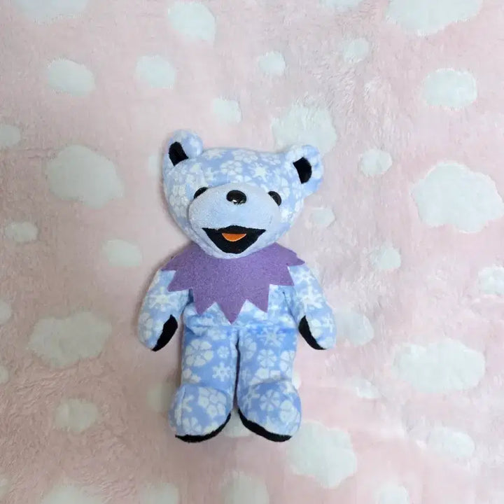 [BUNJANG] Grateful Dead Dancing Bear Plush / 그레이트풀데드 댄싱 베어 곰인형 눈꽃무늬 고전 빈티지 인형