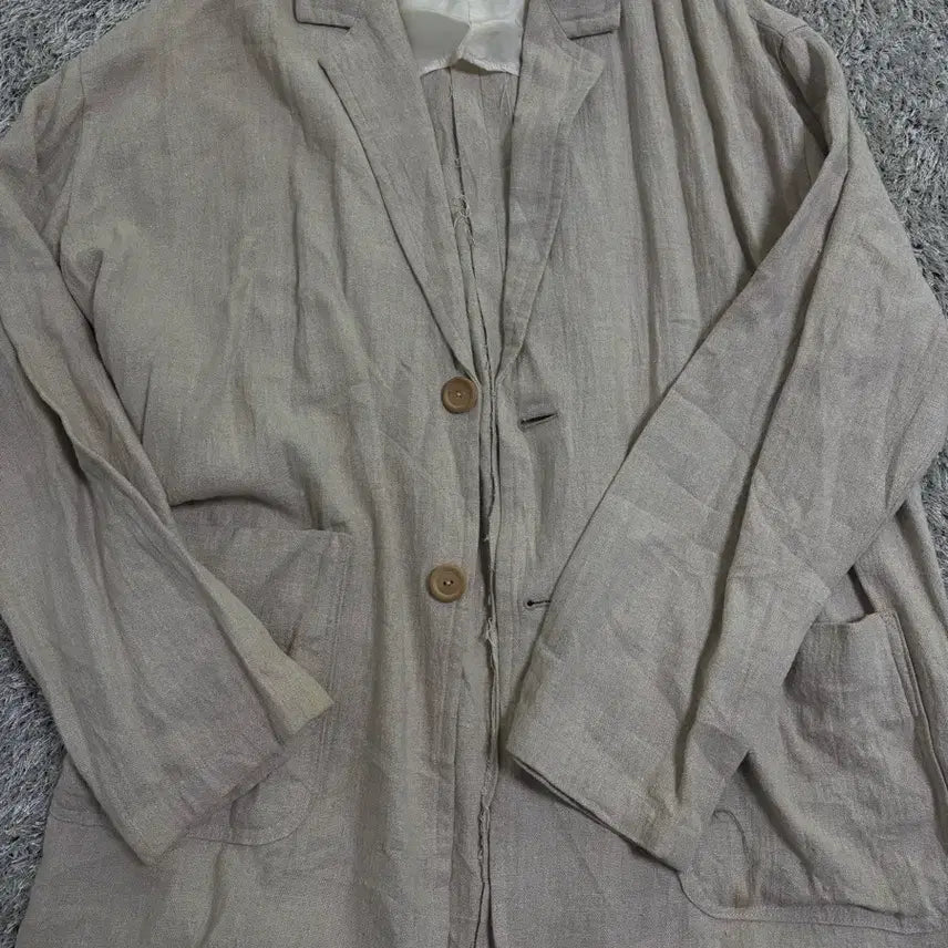 [SOLD OUT] 일본판 수제 린넨100프로 블레이저 사이즈 105-110