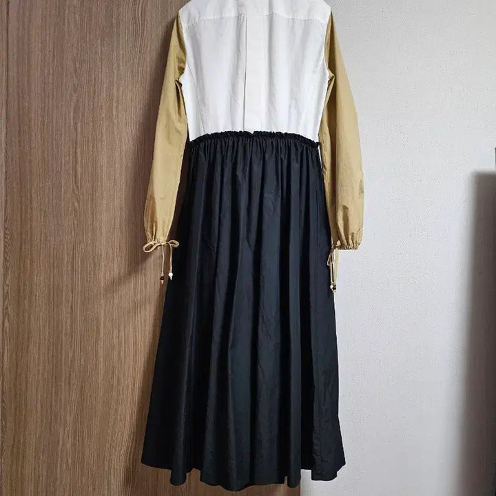 [BUNJANG] Max Mara Color Block Shirt Dress / 막스마라 배색 셔츠 원피스