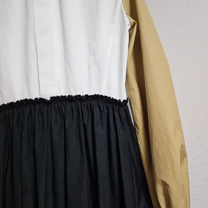 [BUNJANG] Max Mara Color Block Shirt Dress / 막스마라 배색 셔츠 원피스