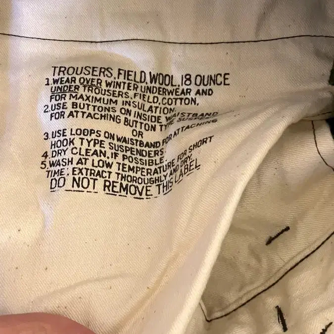 [BUNJANG] US Military Wool Pants / 미군 울팬츠 두벌