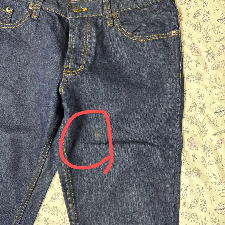 [BUNJANG] RED POINT Semi Bootcut Raw Denim Jeans / RED POINT JEANS