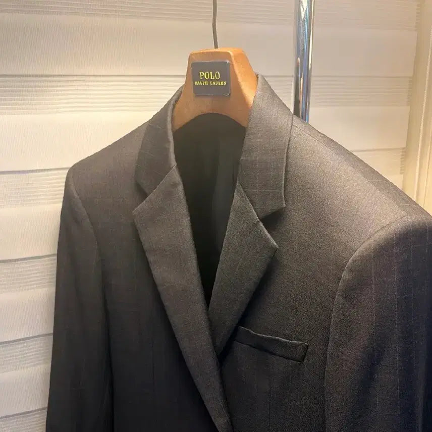[BUNJANG] Solid Homme (Wooyoungmi) Gray Blazer Jacket / 솔리드옴므(우영미) 모100% 그레이컬러 자켓 블레이져 100사이즈1회착