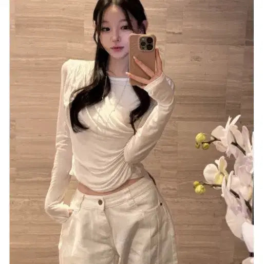 [SOLD OUT] 새상품 로즈니 양진 셔링티