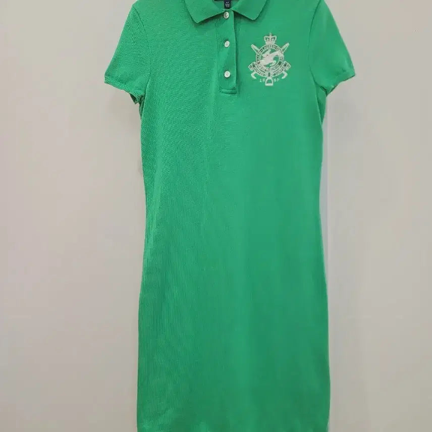[BUNJANG] Ralph Lauren Cotton Knit Collar Dress S / 랄프로렌 코튼 니트 카라 원피스 S사이즈