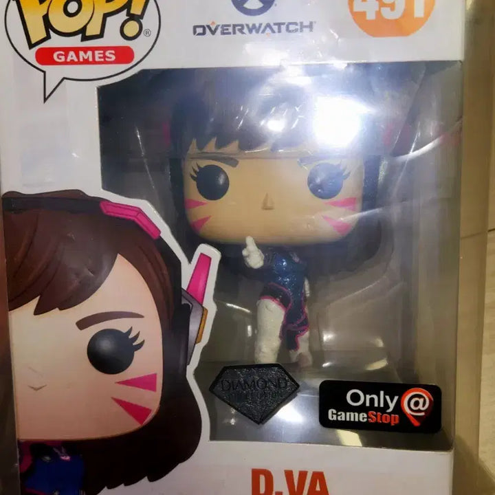 [SOLD OUT] [미개봉] 오버워치 D.VA 다이아몬드 컬렉션 디바 펀코팝