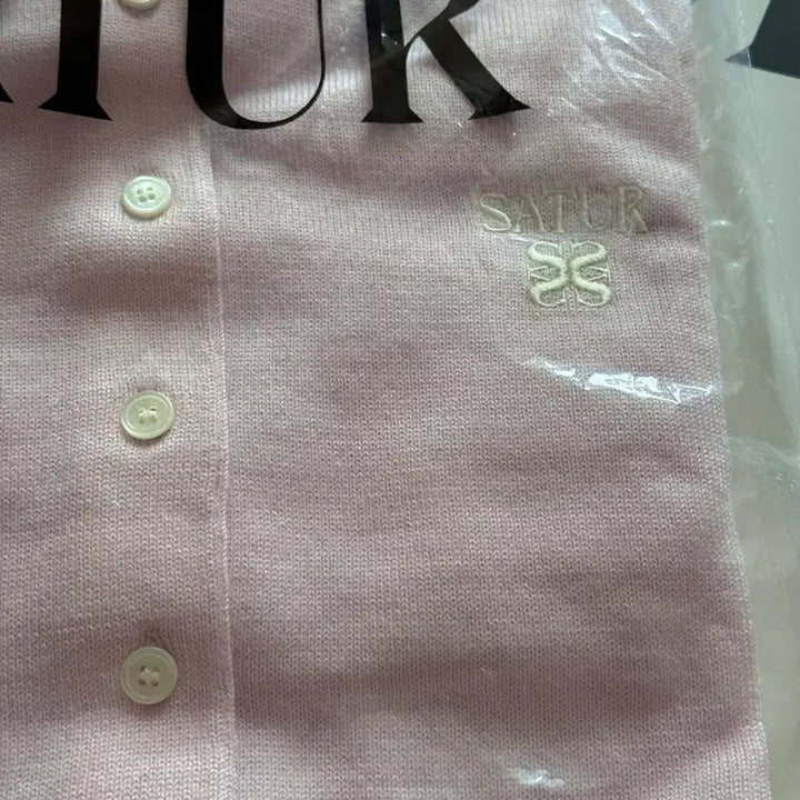 [BUNJANG] Setter Basic Pink Cardigan (Sealed) / 세터 베이직 핑크가디건 (미개봉 새상품)  10.0