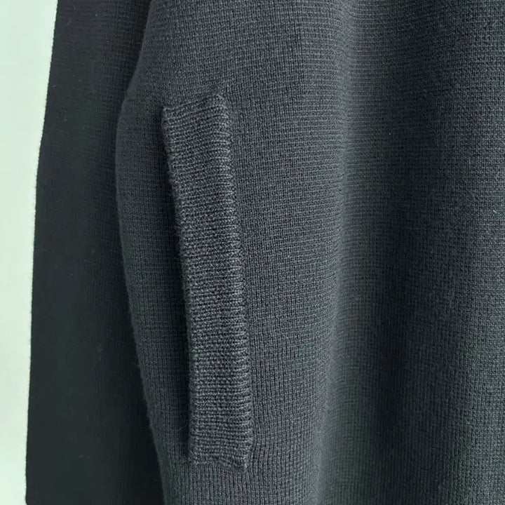 [BUNJANG] Solid Homme Black Wool Zip-up Jacket / 솔리드 옴므 블랙 울 집업 자켓