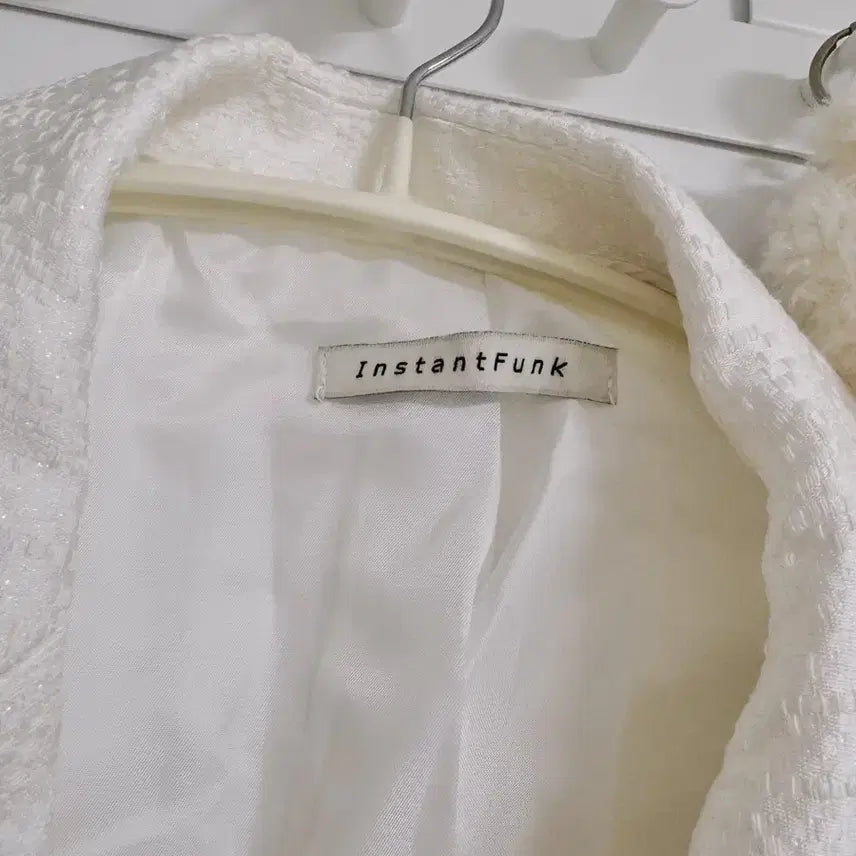 [BUNJANG] InstantFunk White Jacket / 인스턴트펑크 화이트 자켓 새제품