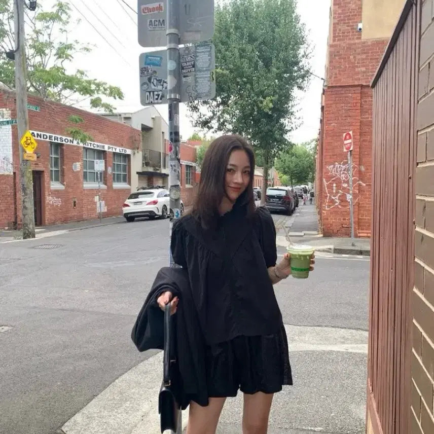 [BUNJANG] Anderson Bibi Lace Blouse Black / 언더슨 비비 레이스 블라우스 블랙
