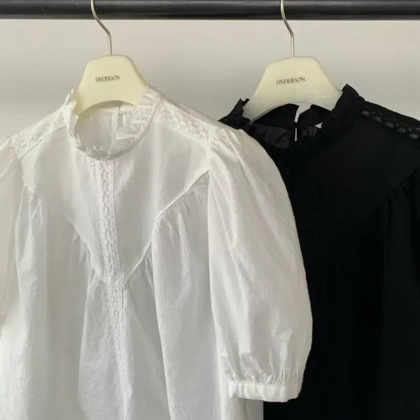 [BUNJANG] Anderson Bibi Lace Blouse Black / 언더슨 비비 레이스 블라우스 블랙