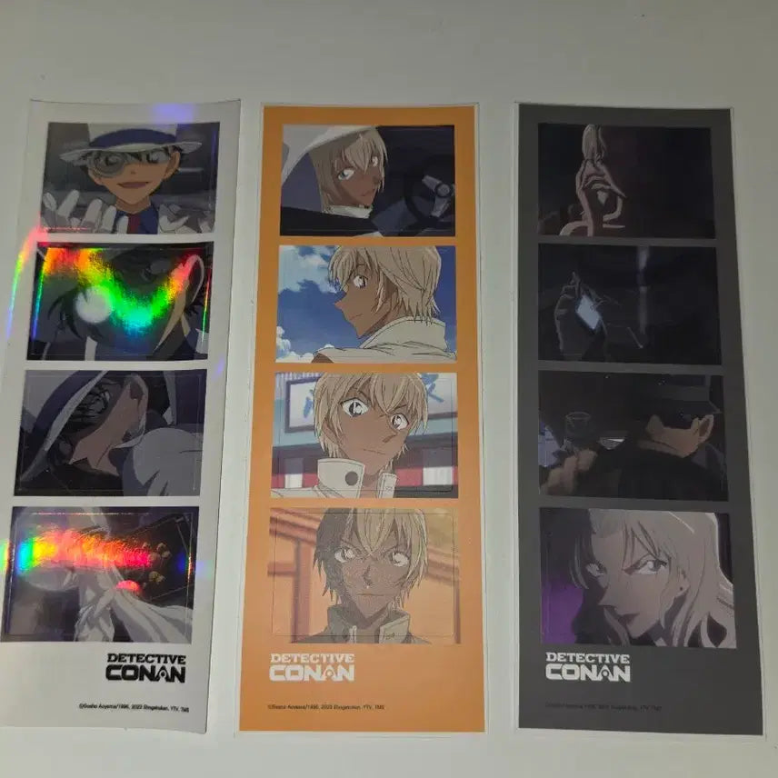 [BUNJANG] Detective Conan Black Organization Sticker Set / [코난] 괴도키드,후루야 레이,검은조직 스티커