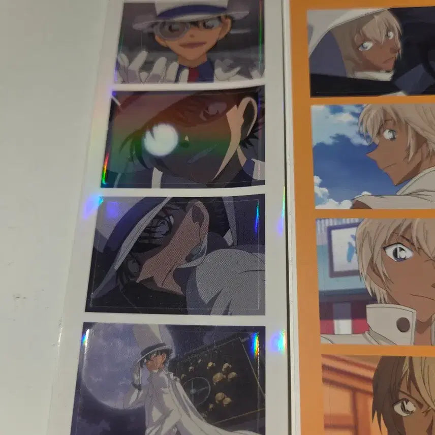 [BUNJANG] Detective Conan Black Organization Sticker Set / [코난] 괴도키드,후루야 레이,검은조직 스티커