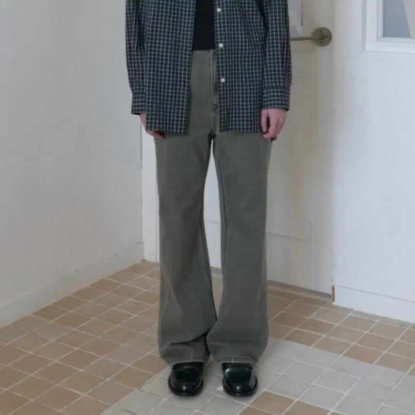 [BUNJANG] Poszer Carpenter Washed Denim Pants / [포저] Carpenter washed denim pants