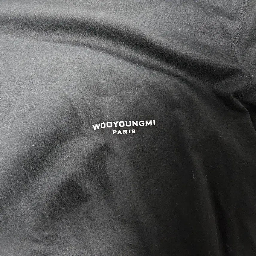 [BUNJANG] Wooyoungmi Black Flower Long Sleeve T-shirt / 우영미 블랙 플라워 롱슬리브 티셔츠 48