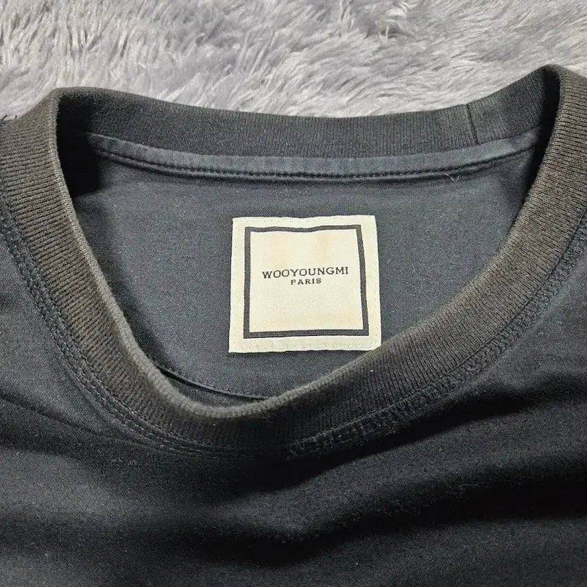 [BUNJANG] Wooyoungmi Black Flower Long Sleeve T-shirt / 우영미 블랙 플라워 롱슬리브 티셔츠 48